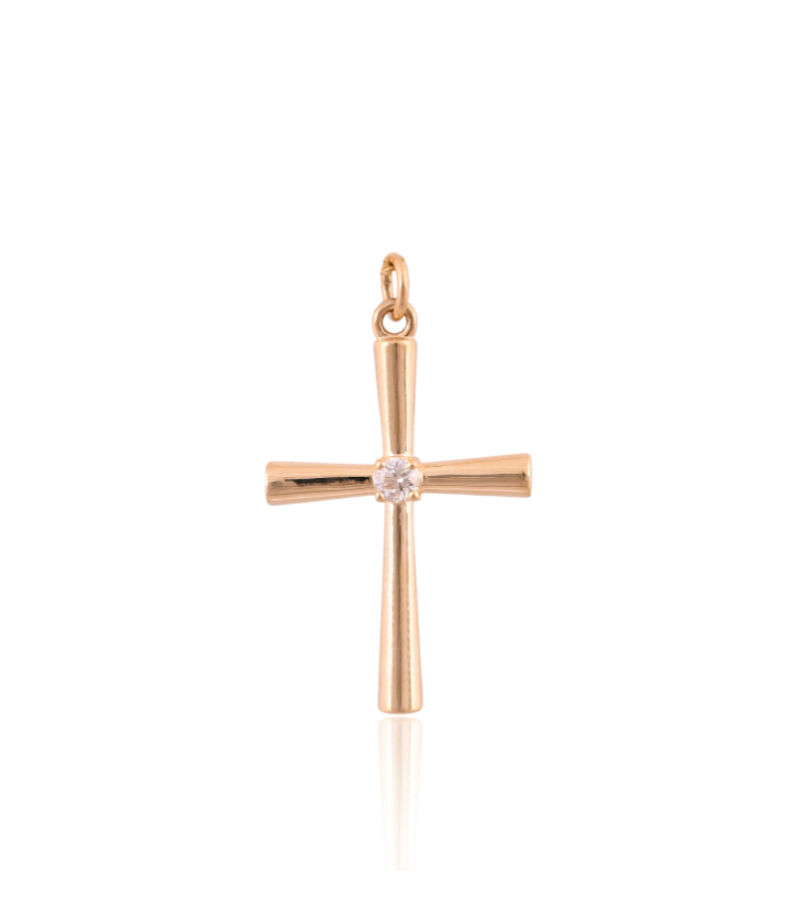 Cross Diamond Pendent