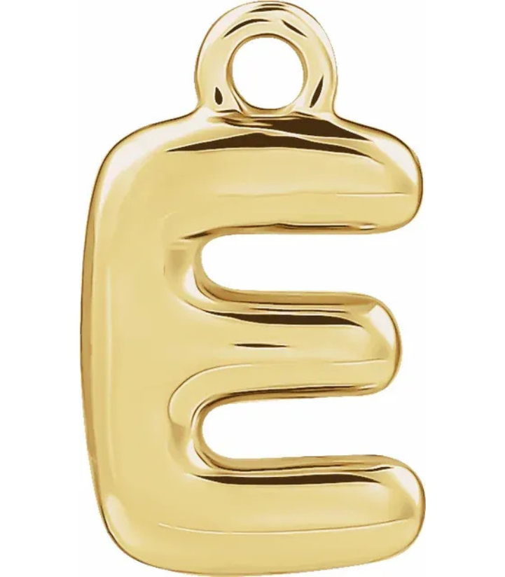 E Alphabet Pendent