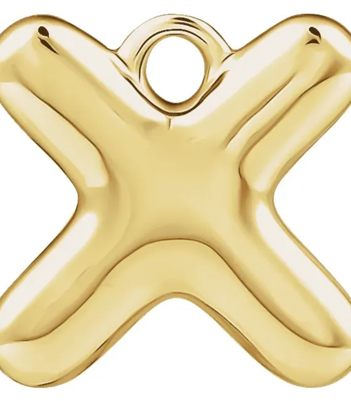 X Alphabet Pendent