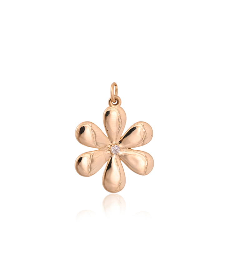 Flower Diamond Pendent