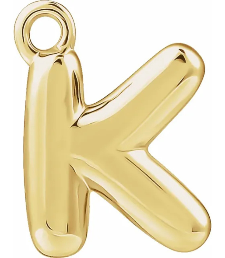 K Alphabet Pendent
