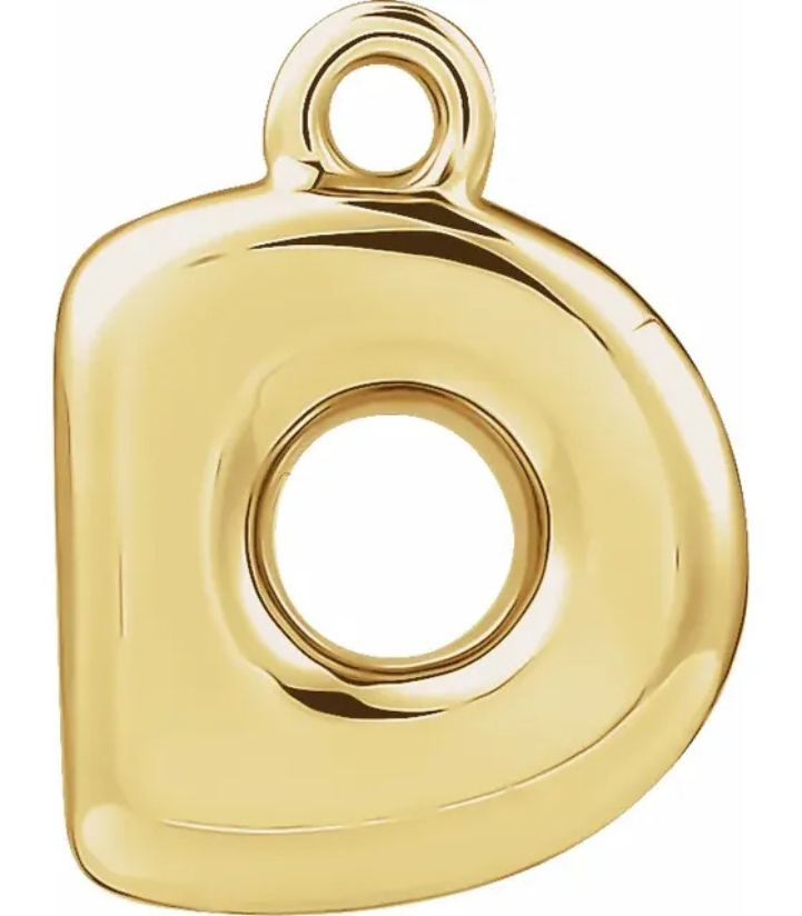 D Alphabet Pendent