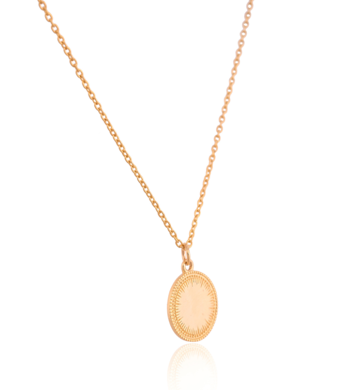 Plain Gold Charm Pendent